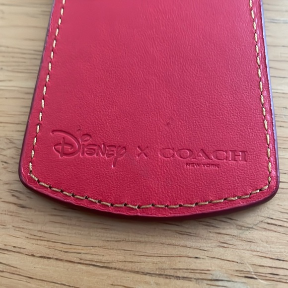 Disney x Coach Mickey Mouse Keychain & Luggage Tag-GUC - Picture 14 of 17